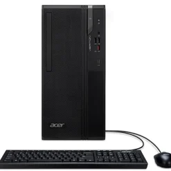 PC Sobremesa Acer Veriton VS2735G U5-225 16GB 512GB W11P Con Teclado Y Ratón Negro