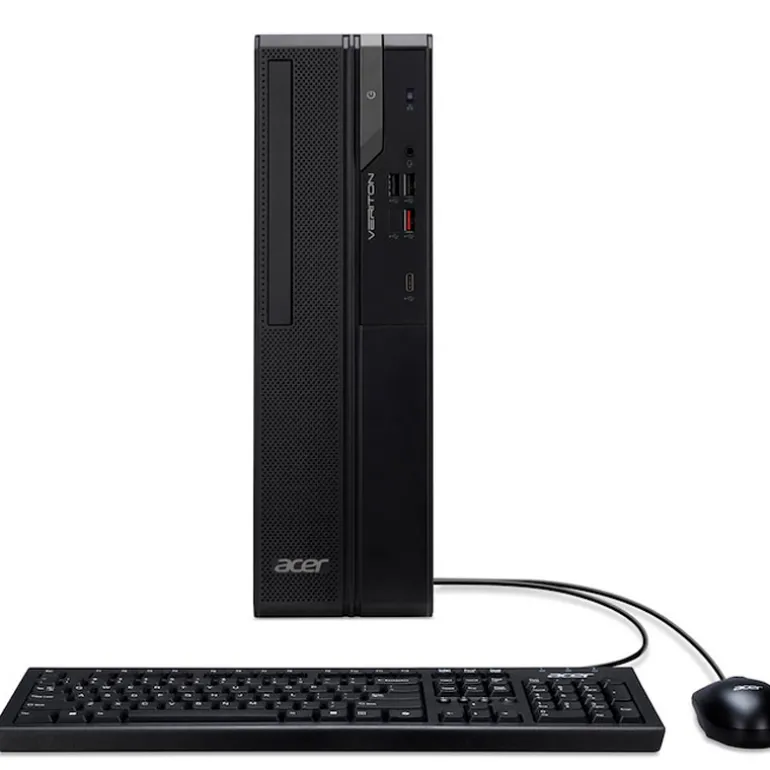 PC Sobremesa Acer Veriton VX2730G U5-225 16GB 512GB W11P Con Teclado Y Ratón Negro