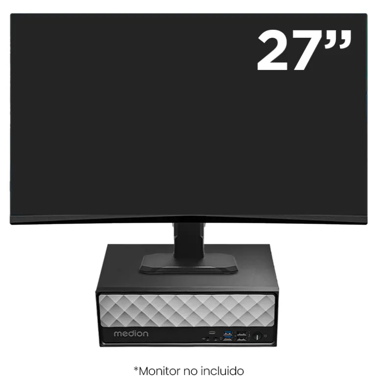 PC Sobremesa Medion Akoya T80 MD34580 i5-12450H 8GB 512GB W11H Negro