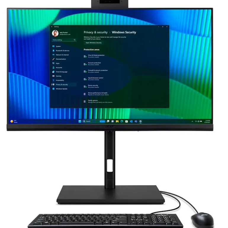 PC Todo En Uno Acer Veriton VZ4727GT i5-14500 16GB 512GB 27" W11P Negro