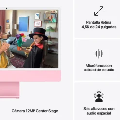 PC Todo En Uno Apple iMac M4 8 Núcleos 16GB 256GB 24