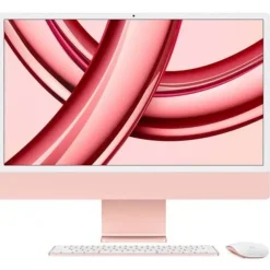 PC Todo En Uno Apple iMac MQRU3Y/A M3 8GB 512GB 24" macOS Rosa