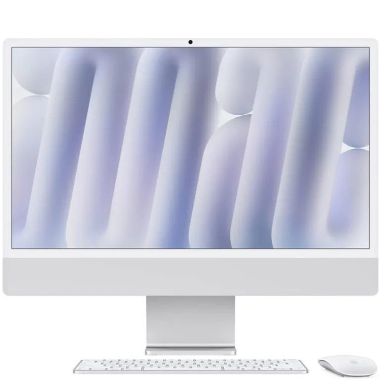 PC Todo En Uno Apple iMac M4 16GB 256GB 24" Vidro Nanotexturizado macOS Plata