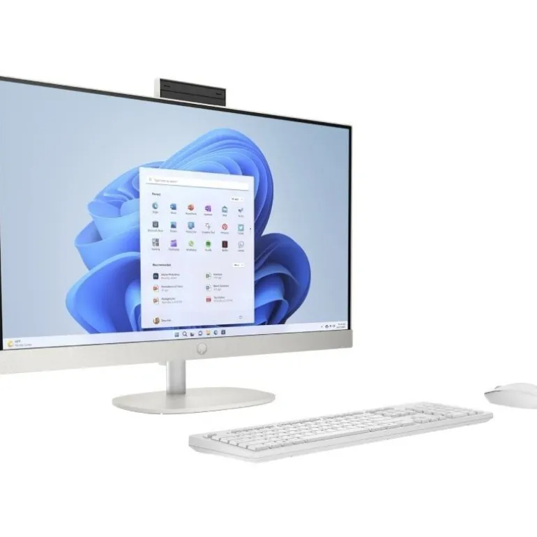PC Todo En Uno HP 27-CR0027NS R5-7520U 16GB 512GB 27" W11H Blanco