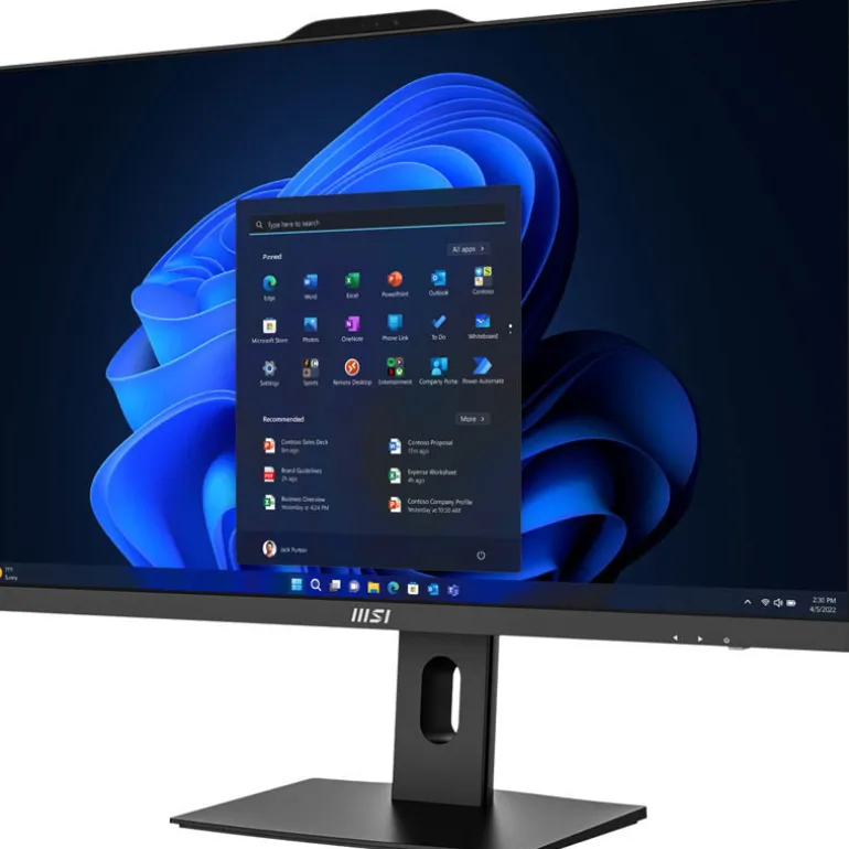 PC Todo En Uno MSI AP272P 14M-483ES i5-14400 8GB 512GB 27" W11H Negro