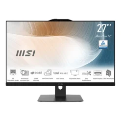PC Todo En Uno MSI Modern AM272P 1M-884XES i7-150U 16GB 512GB 27" FreeDOS Negro