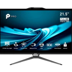 PC Todo En Uno MSI PRO AP222T 13M-497EU G7400 4GB 128GB 22" FreeDOS Negro
