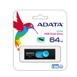 Pendrive Adata UV320 64GB USB 3.2 Gen1 Negro/Azul