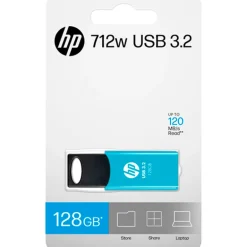 Pendrive HP HPFD712LB-A 128GB USB 3.2 712W Azul