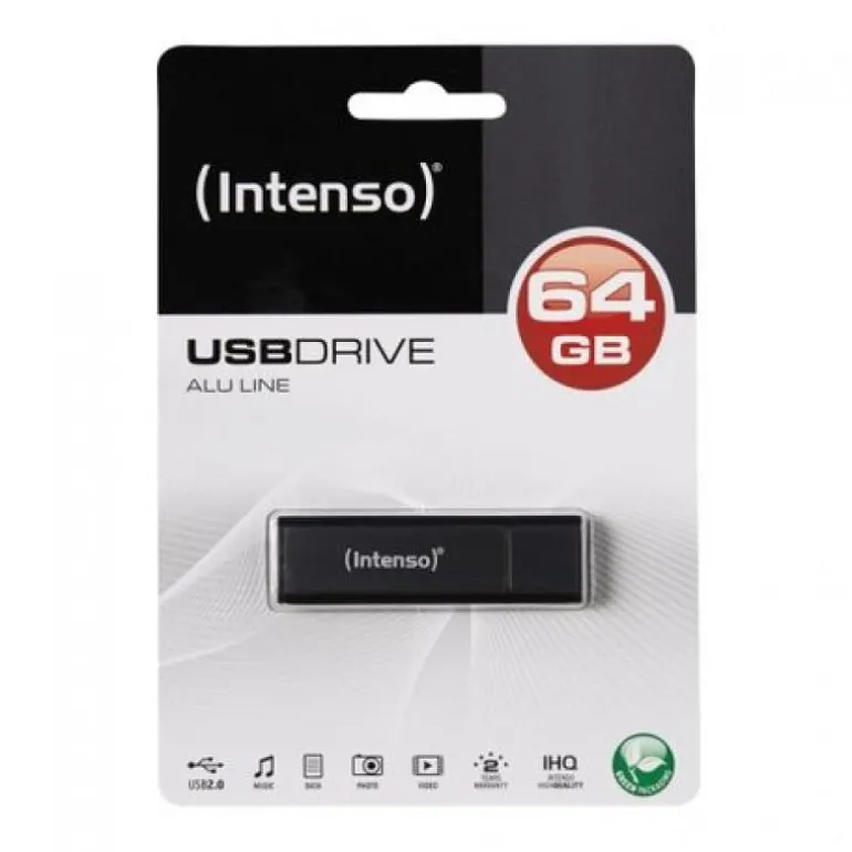 Pendrive Intenso Alu Line 64GB USB 2.0 Antracita