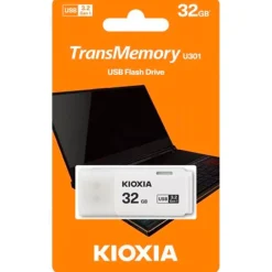 Pendrive Kioxia TransMemory U301 32GB USB 3.2 Blanco