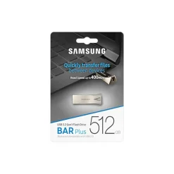 Pendrive Samsung BAR Plus 512GB USB 3.2 Plata Titanio
