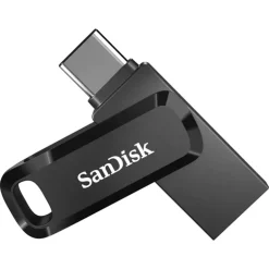 Pendrive Sandisk Ultra Dual Drive Go 64GB USB Tipo C Negro