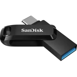 Pendrive Sandisk Ultra Dual Drive Go 64GB USB Tipo C Negro