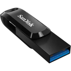 Pendrive Sandisk Ultra Dual Drive Go 64GB USB Tipo C Negro