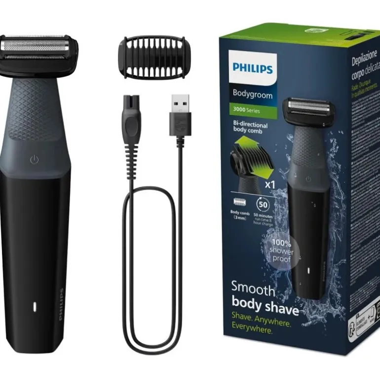 Philips Afeitadora BodyGroom S3000 Negro