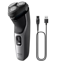 Philips Afeitadora Eléctrica + Recortador Nariz/Orejas S3000