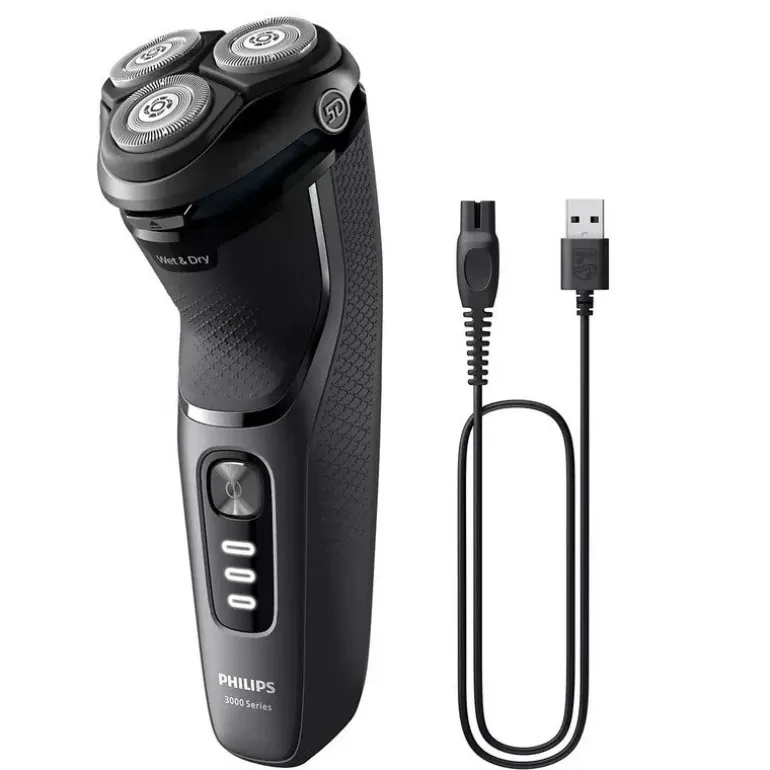 Philips Afeitadora S3000 en Seco y Húmedo Negro
