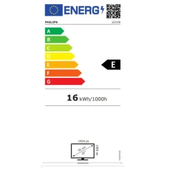 Philips V Line V8 221V8 22" FHD Negro - Monitor