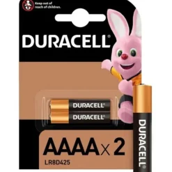 Pila Duracell Alcalina AAAA Pack 2