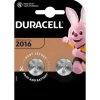 Pila Duracell Botón Litio CR2016 Pack 2