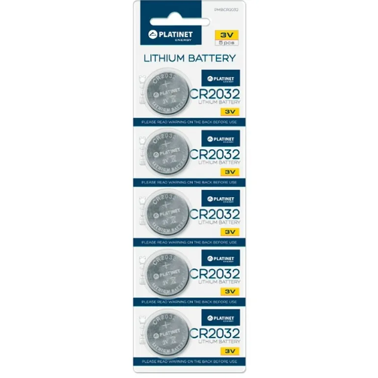 Pila Platinet CR2032 Botón 5u