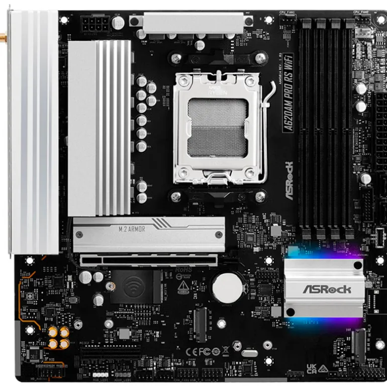 Placa Base ASRock A620AM Pro RS WIFI Socket AM5