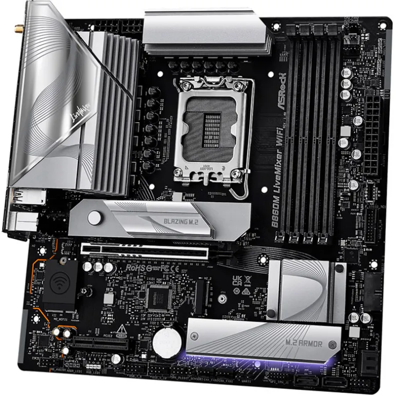 Placa Base ASRock B860M LiveMixer WIFI Socket 1851