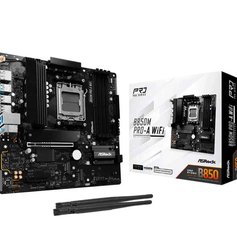 Placa Base ASRock B850M Pro-A WIFI Socket AM5