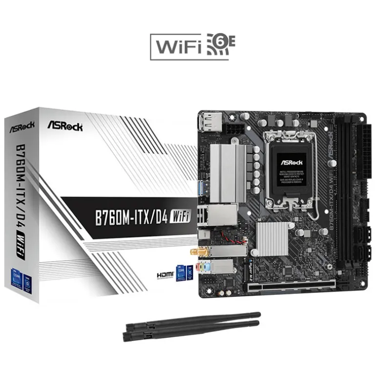 Placa Base ASRock B760M-ITX D4 WIFI Socket 1700