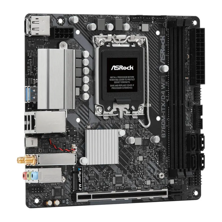 Placa Base ASRock B760M-ITX D4 WIFI Socket 1700