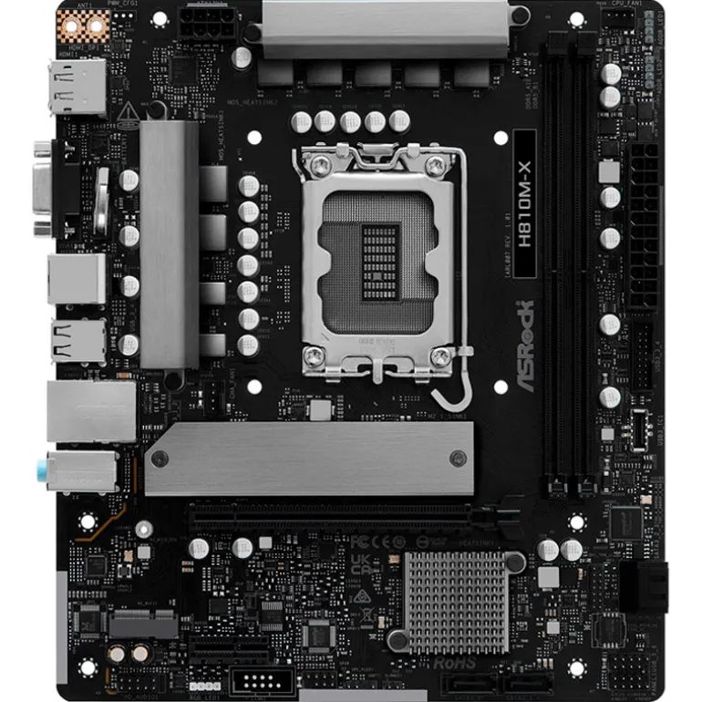 Placa Base ASRock H810M-X Socket 1851
