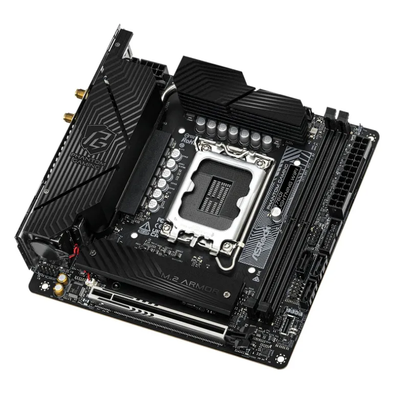 Placa Base ASRock Phantom Gaming B760I Lightning WIFI Socket 1700