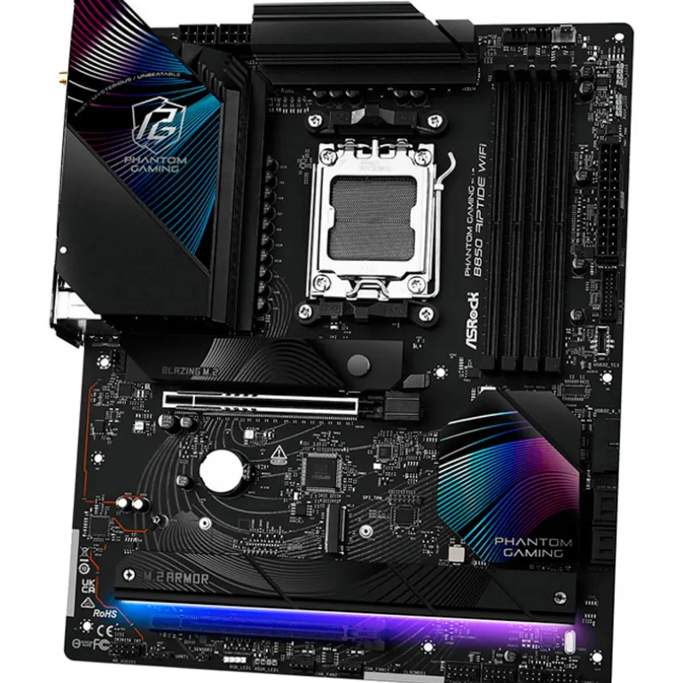 Placa Base ASRock Phantom Gaming B850 RIPTIDE WIFI Socket AM5