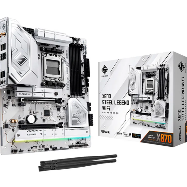 Placa Base ASRock X870 Steel Legend WIFI Socket AM5