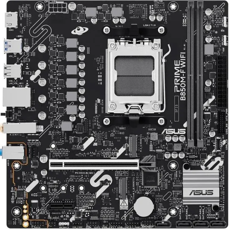 Placa Base Asus Prime B850M-F WIFI Socket AM5