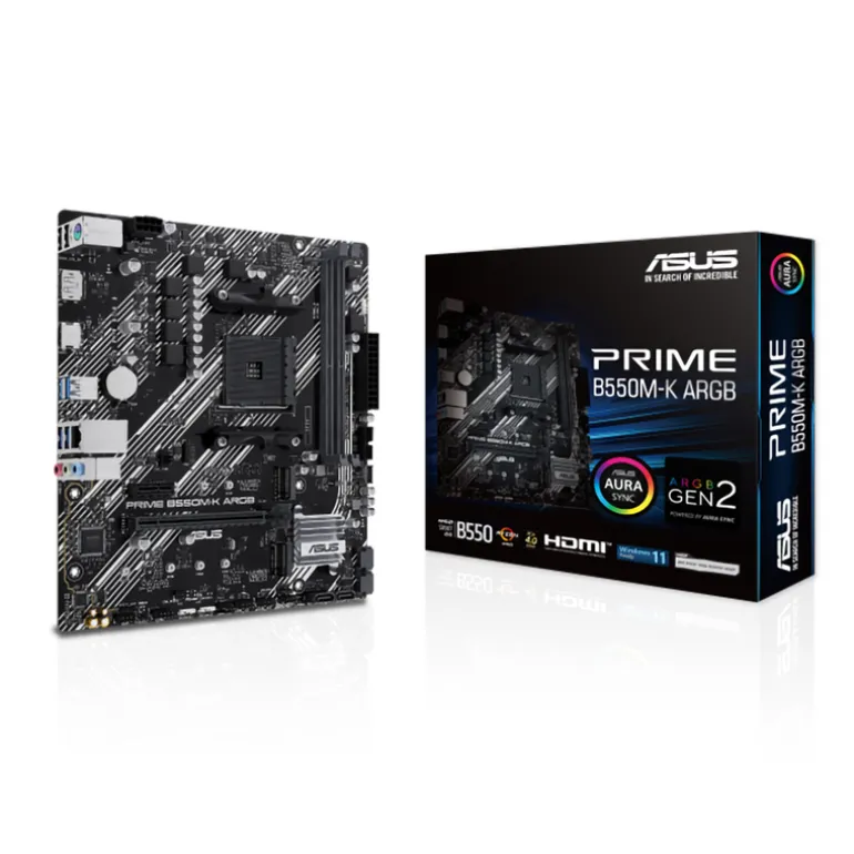 Placa Base Asus Prime B550M-K ARGB Socket AM4