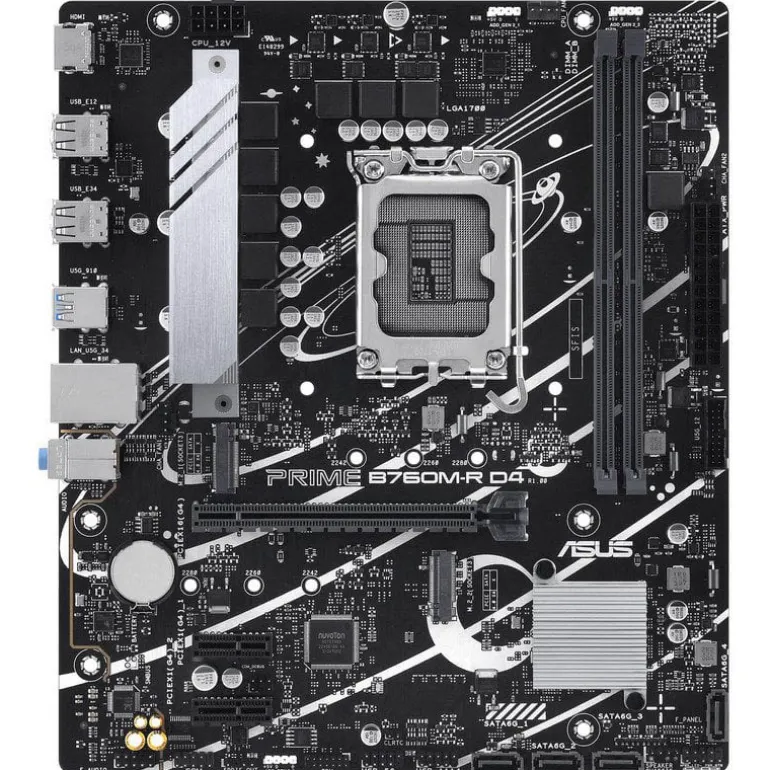 Placa Base Asus Prime B760M-R D4 Socket 1700