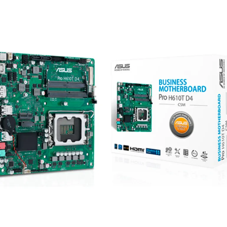 Placa Base Asus Pro H610T D4-CSM Socket 1700