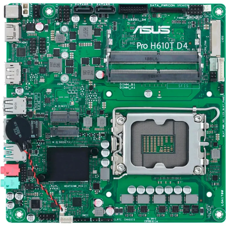 Placa Base Asus Pro H610T D4-CSM Socket 1700