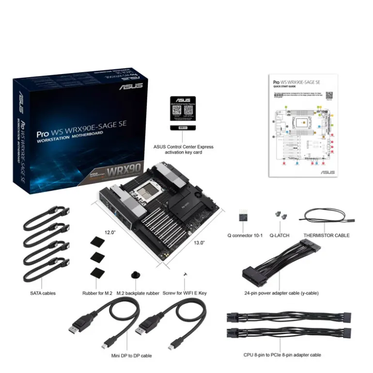 Placa Base Asus Pro WS WRX90E-SAGE SE Socket sTR5