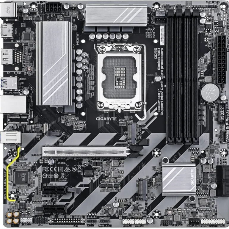 Placa Base Gigabyte B860M D3HP Socket 1851