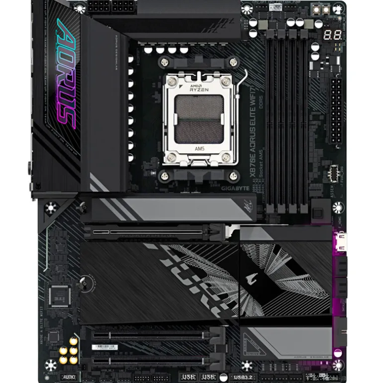 Placa Base Gigabyte X870E AORUS Elite WIFI7 Socket AM5
