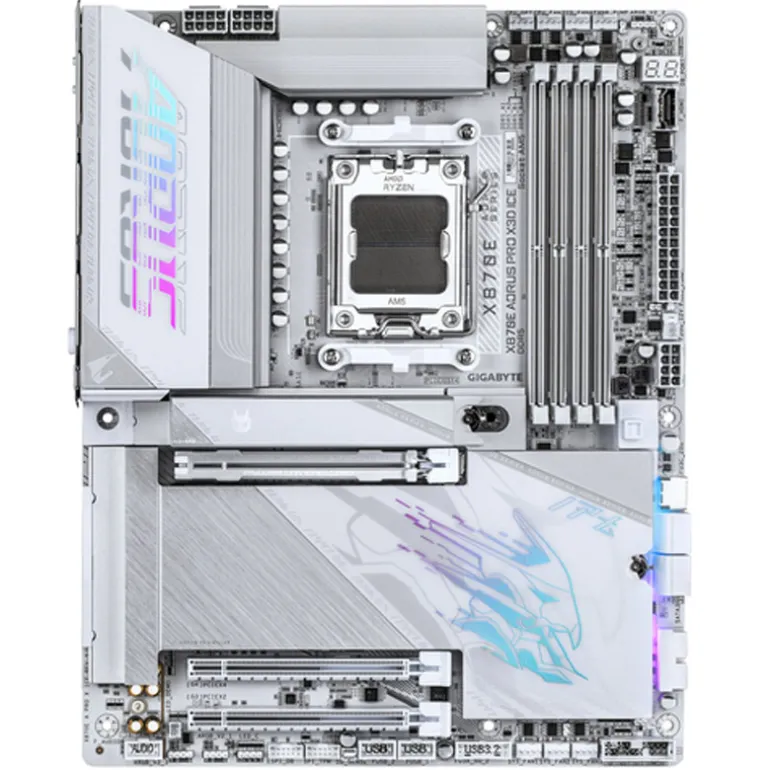 Placa Base Gigabyte X870E AORUS PRO X3D ICE Socket AM5