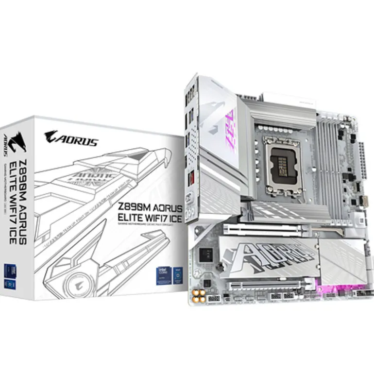 Placa Base Gigabyte Z890M AORUS ELITE WIFI7 ICE Socket 1851