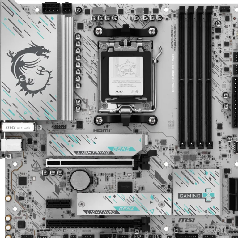 Placa Base MSI B850M GAMING PLUS WIFI Socket AM5