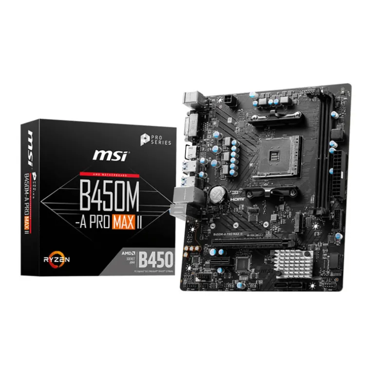 Placa Base MSI B450M-A PRO MAX II Socket AM4