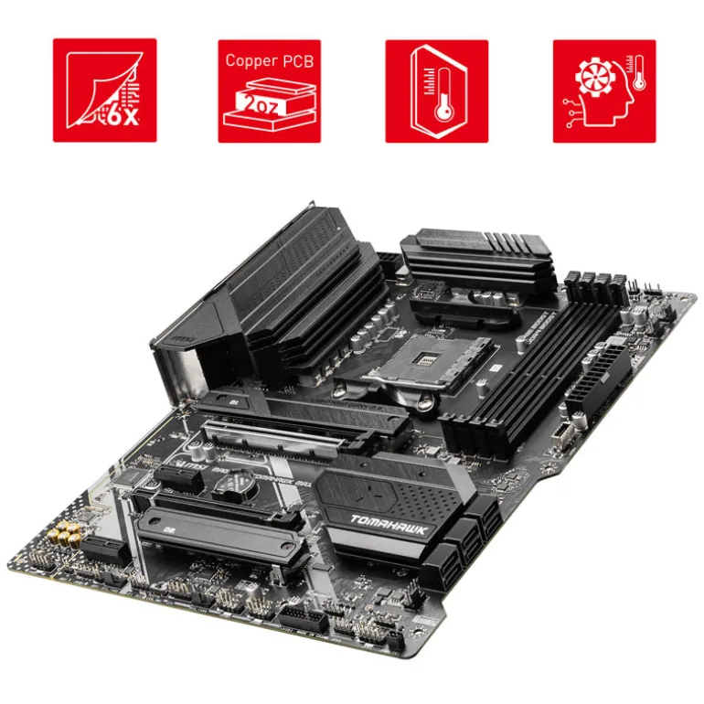 Placa Base MSI MAG B550 TOMAHAWK MAX WIFI Socket AM4