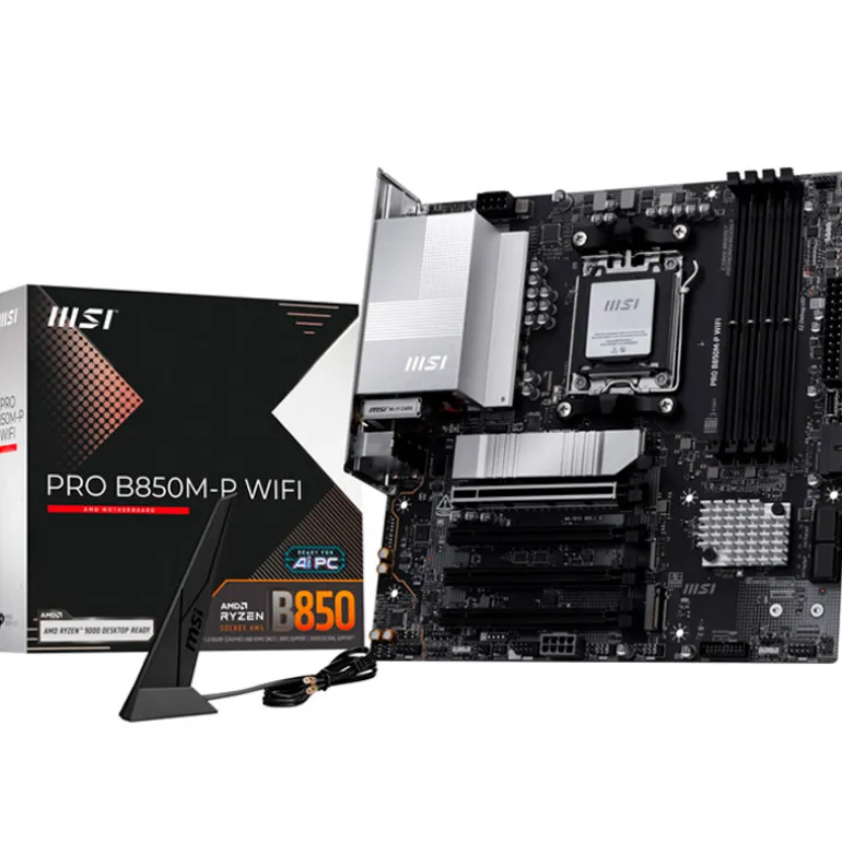 Placa Base MSI PRO B850M-P WIFI Socket AM5