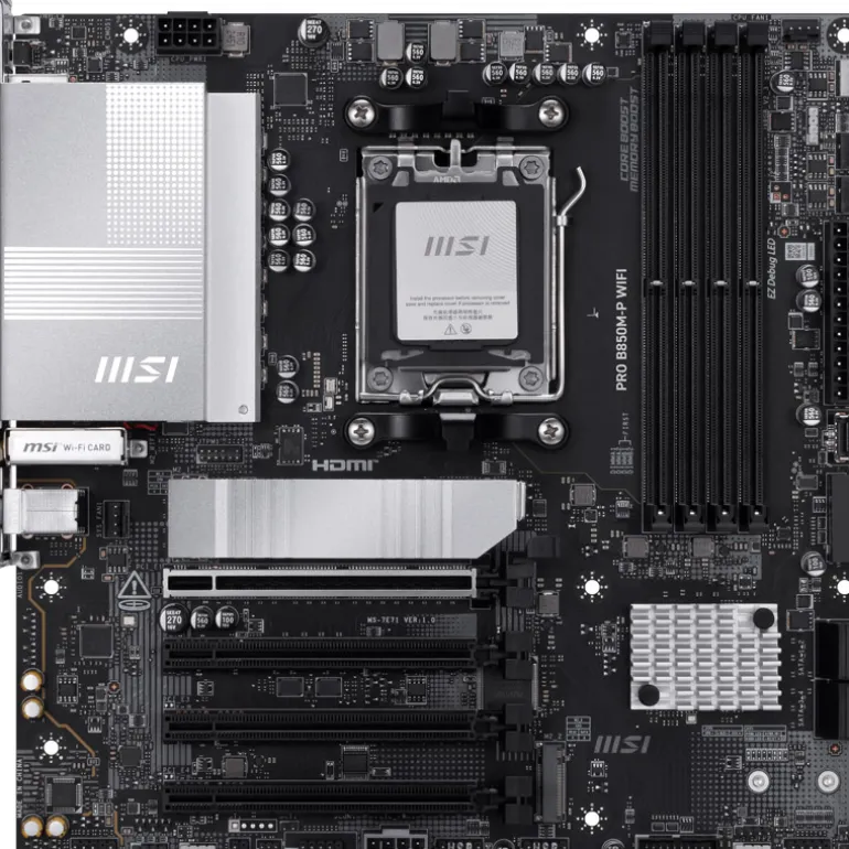 Placa Base MSI PRO B850M-P WIFI Socket AM5